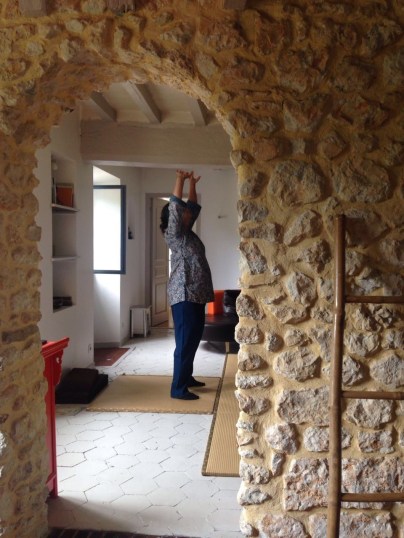 stage 5 animaux Claire dans la salle de pratique